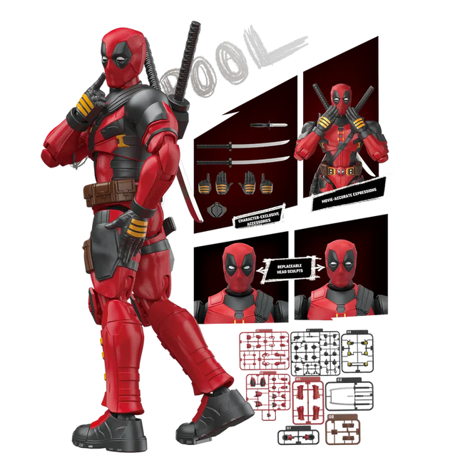 BLOKEES Marvel Deadpool & Wolverine (2024 Movie) Champion Class - Model Kits