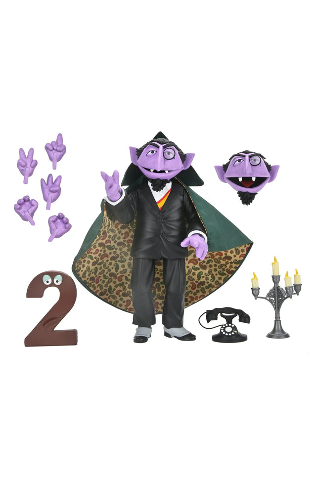 NECA Sesame Street Ultimate The Count - Action Figure