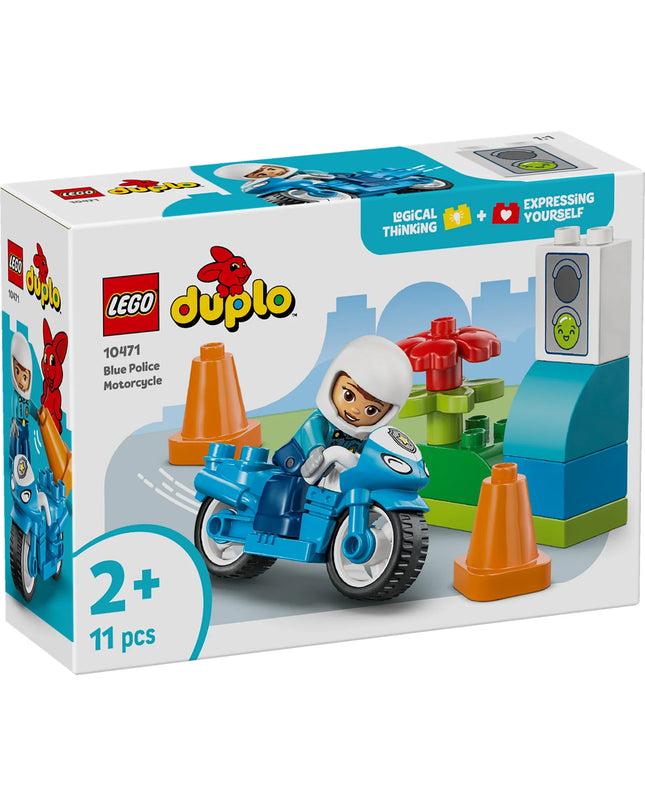 LEGO DUPLO Blue Police Motorcycle 10471