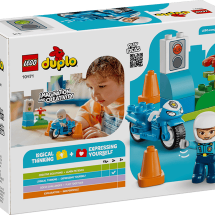 LEGO DUPLO Blue Police Motorcycle 10471