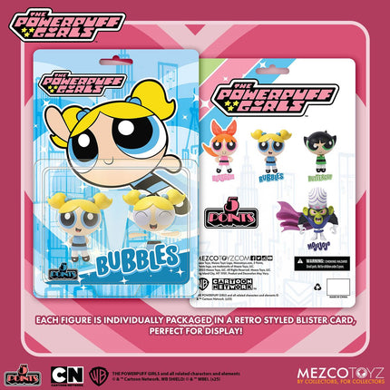 MEZCO TOYZ The Powerpuff Girls - 5 Points Figures - 4pc Deluxe Set