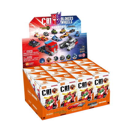 BLOKEES Wheels Transformers - Transformers Roll Out - Display of 12 - Model Kits