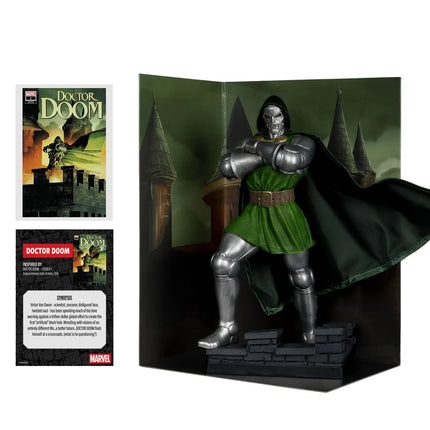 McFarlane Toys Marvel - Doctor Doom ( Scene and Comic ) Action Figure