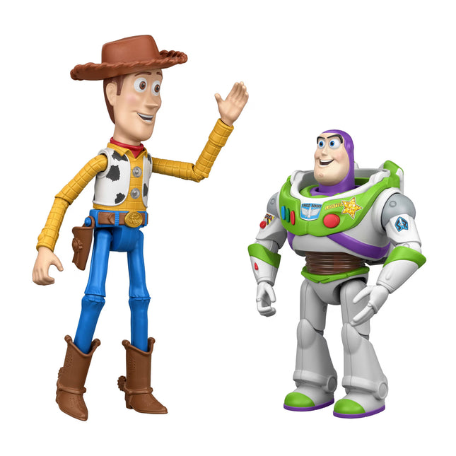 Mattel Disney & Pixar Toy Story 5 - Woody & Buzz Lightyear Phrases & Cross Talk