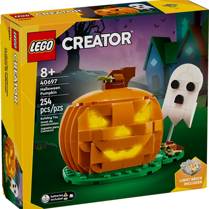 LEGO Creator Halloween Pumpkin 254 Piece Building Set 40697
