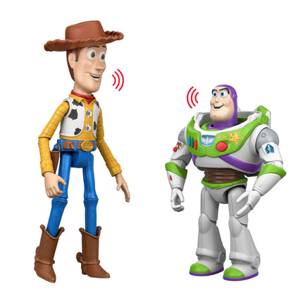 Mattel Disney & Pixar Toy Story 5 - Woody & Buzz Lightyear Phrases & Cross Talk