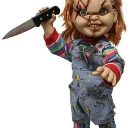 Mezco Child's Play Talking  15" Mega Scale Chucky Action Figure