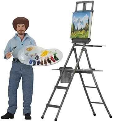 NECA - Bob Ross – 8” Clothed Action Figure – Bob Ross