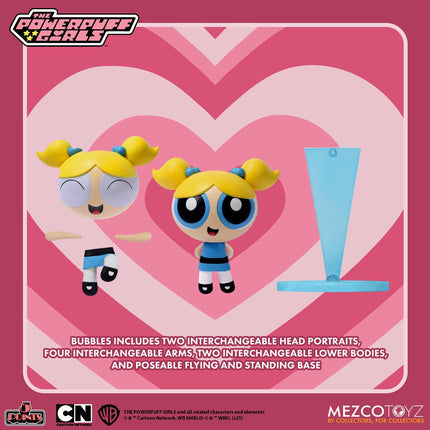 MEZCO TOYZ The Powerpuff Girls - 5 Points Figures - 4pc Deluxe Set