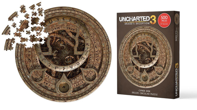 Dark Horse Comics Circular Uncharted Puzzle Cipher Disk Deluxe (500 Pieces)