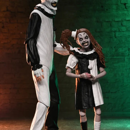 NECA Terrifier 2 - Ultimate Art The Clown And Little Pale Girl 2-Pack - Action Figure