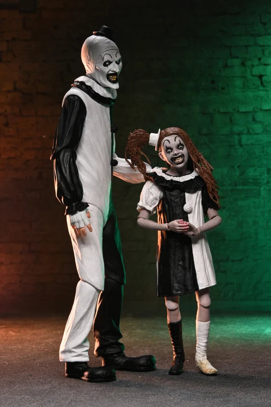 NECA Terrifier 2 - Ultimate Art The Clown And Little Pale Girl 2-Pack - Action Figure