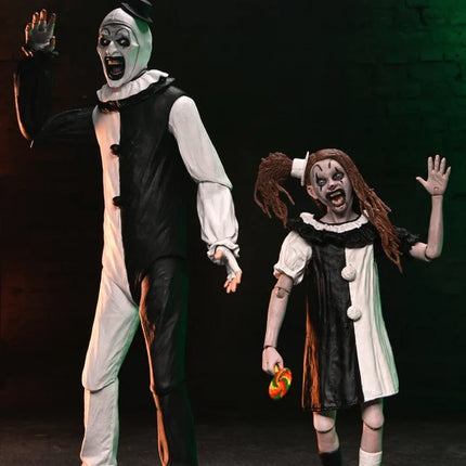 NECA Terrifier 2 - Ultimate Art The Clown And Little Pale Girl 2-Pack - Action Figure