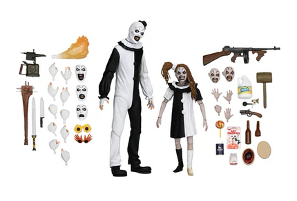 NECA Terrifier 2 - Ultimate Art The Clown And Little Pale Girl 2-Pack - Action Figure