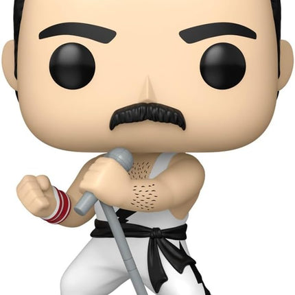 Funko Pop! Rocks: Queen - Freddie Mercury - (White Singlet) - Vinyl Figure #496