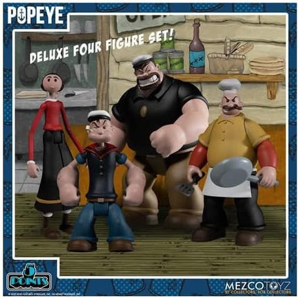 MEZCO TOYZ 5 Points - Popeye Boxed Set - Action Figure
