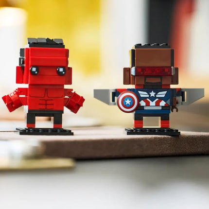 LEGO Brickheadz Marvel Captain America & Red Hulk 40668