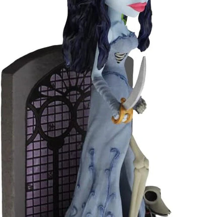 ROYAL BOBBLES The Corpse Bride - Emily with Sword, Maggot and Scraps - Statue