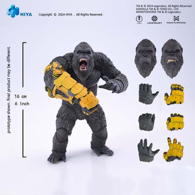 HIYA Godzilla x Kong: The New Empire - Kong (B.E.A.S.T. Glove) Action Figures