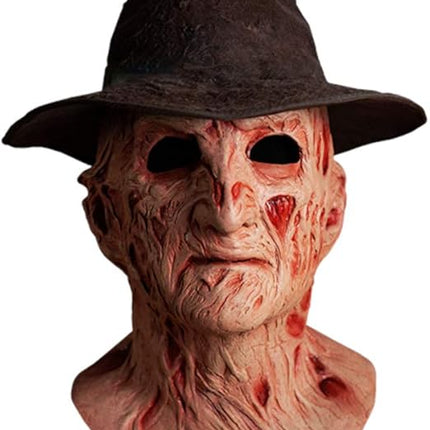 Trick Or Treat Studios A Nightmare On Elm Street 4 Freddy Krueger Mask With Hat