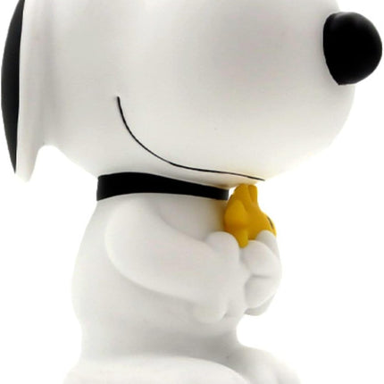 Coin Bank - Peanutes - Snoopy - w/Woostock PVC Figural Money Piggy 9