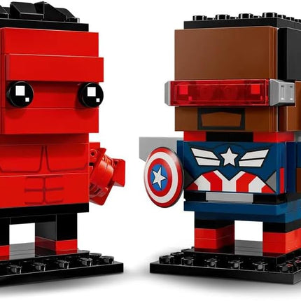 LEGO Brickheadz Marvel Captain America & Red Hulk 40668