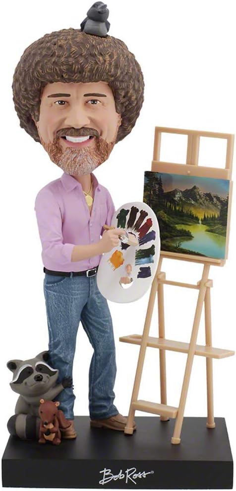 ROYAL BOBBLES - Bob Ross - Bobbleheads Figures