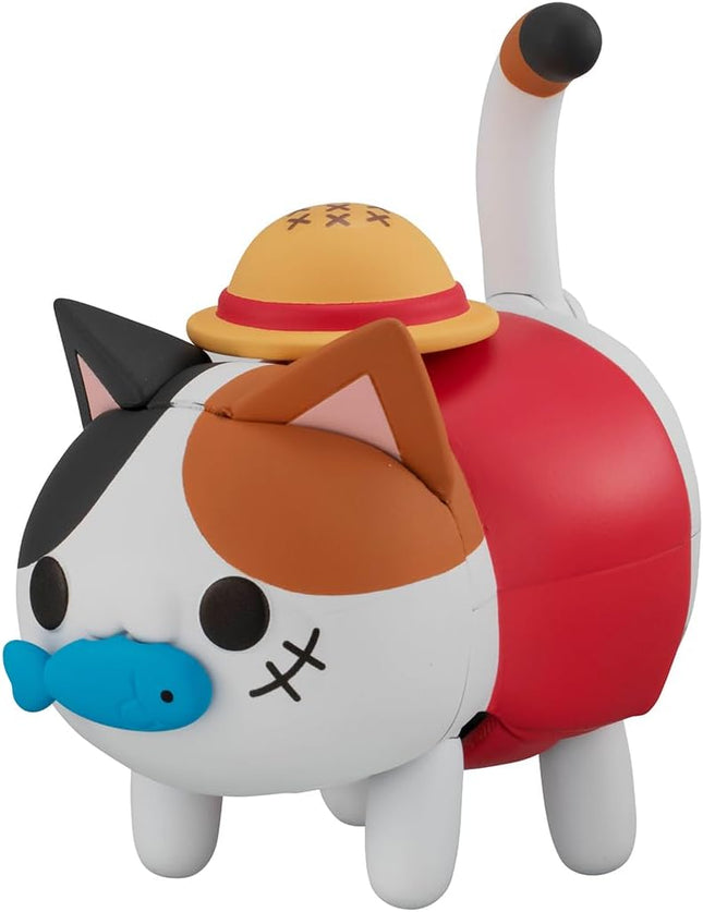 MEGAHOUSE Mega Cat - One Piece - Tokotoko - Nyan Piece Nyan! Monkey D. Luffy - Figure