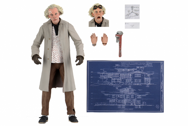 NECA Back To The Future - Ultimate Doc Brown Action Figure