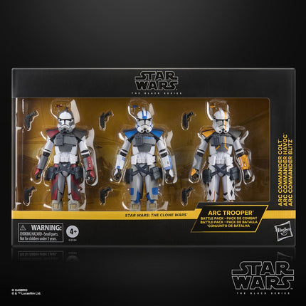 HASBRO Star Wars The Black Series ARC Trooper Battle Pack - Havoc, Colt, Blitz - Action Figures