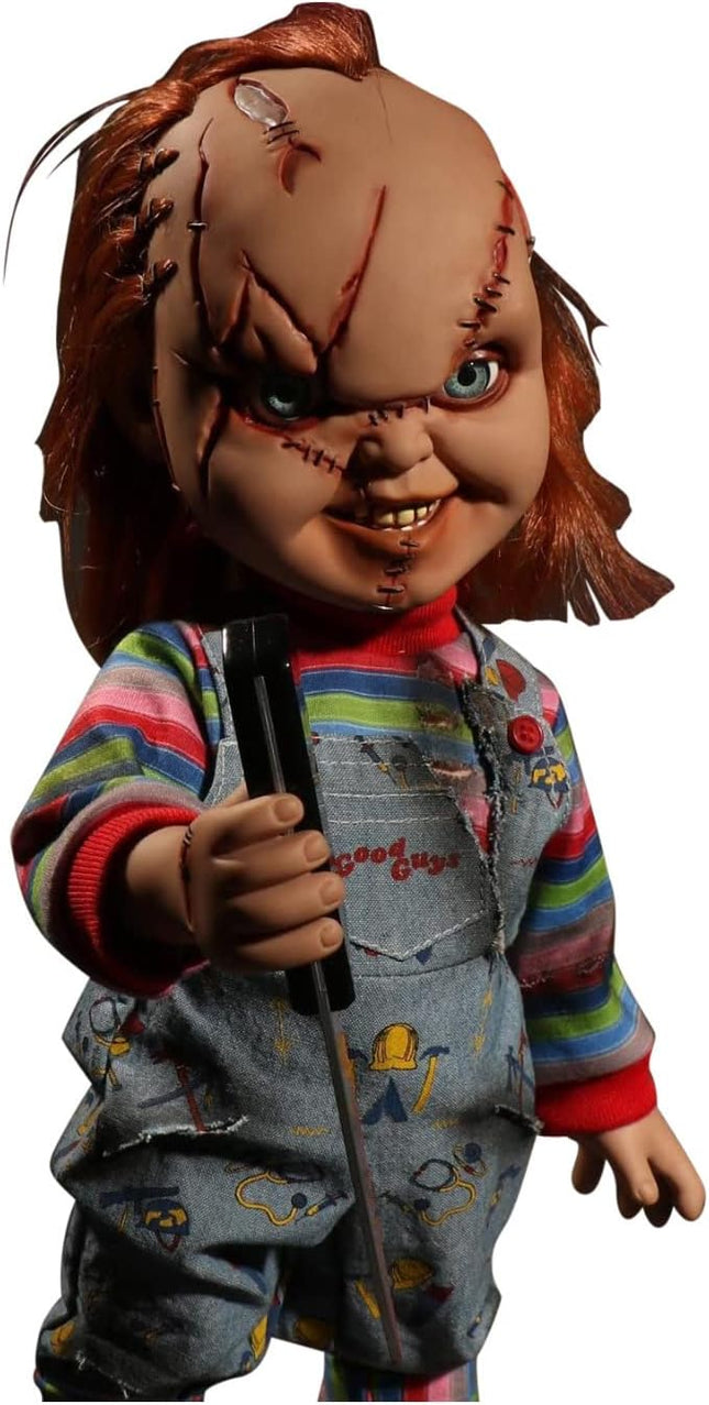 Mezco Child's Play Talking  15" Mega Scale Chucky Action Figure