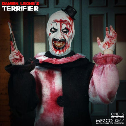 MEZCO One:12 Collective Terrifier - Art The Clown Deluxe Edition - Action Figure