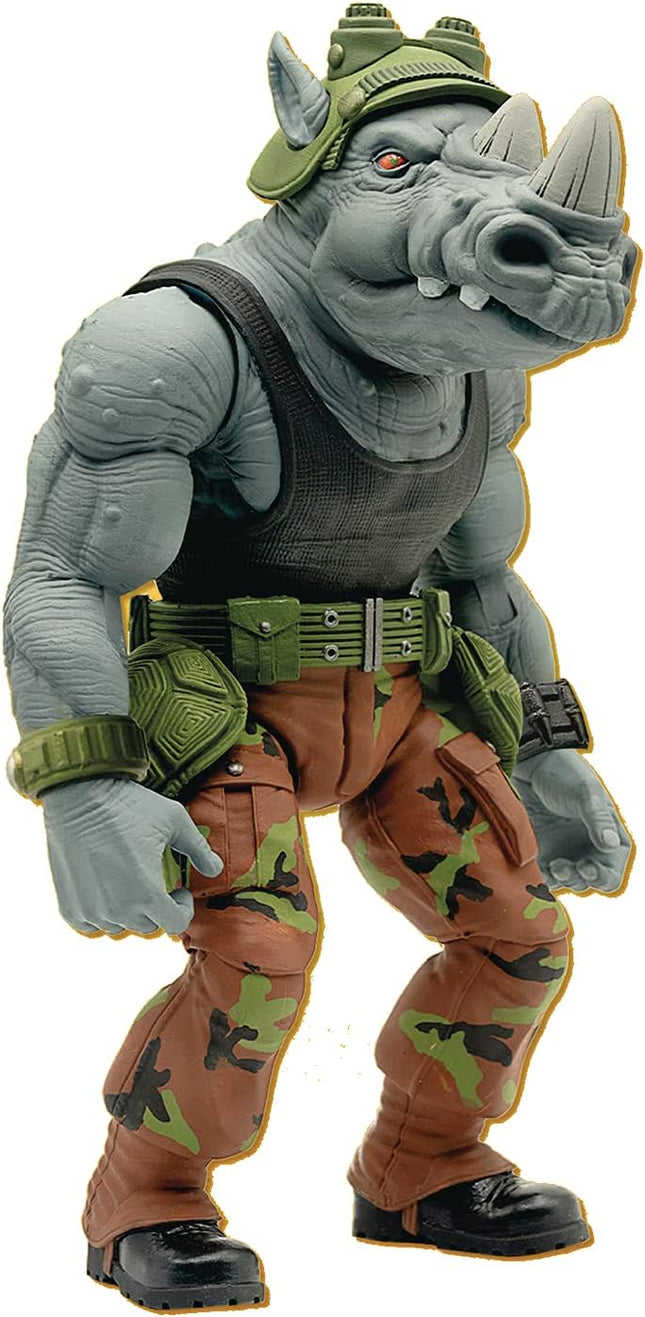 Super7 TMNT Ultimates: Rocksteady Action Figure,Multicolor