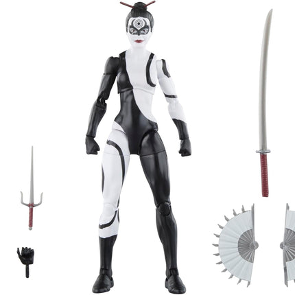 Marvel Hasbro Legends Series Lady Bullseye, Knights Collectible Comics 6 Inch...