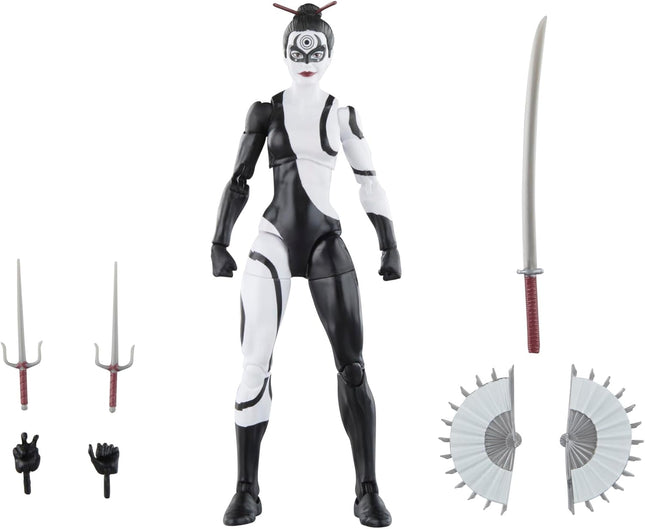 Marvel Hasbro Legends Series Lady Bullseye, Knights Collectible Comics 6 Inch...