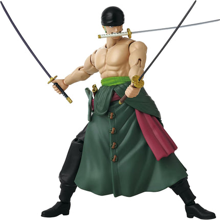BANDAI One Piece - Roronoa Zoro Three Sword Style Action Figure