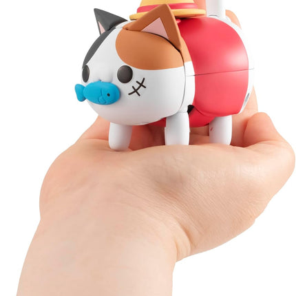 MEGAHOUSE Mega Cat - One Piece - Tokotoko - Nyan Piece Nyan! Monkey D. Luffy - Figure