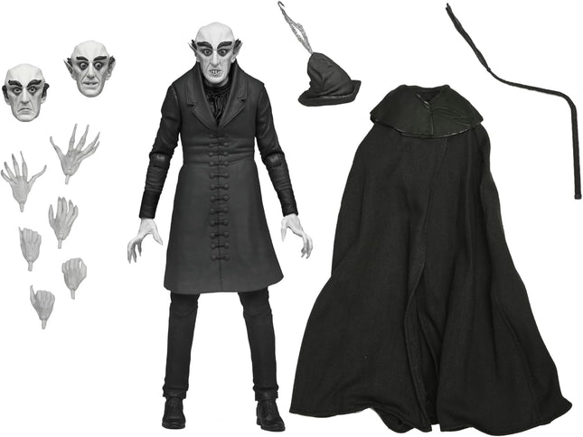 Nosferatu (1922 Movie) 7" Scale Figures - Ultimate Count Orlok (B&W)