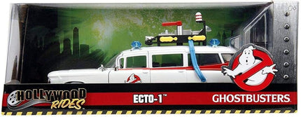 Jada Toys Hollywood Rides: Ghostbusters ECTO-1 White 1: 24 Scale