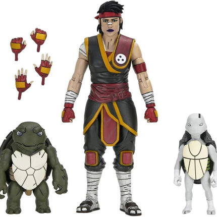 NECA TMNT The Last Ronin (The Lost Years) Casey Marie, Baby Odyn & Uno - Action Figure