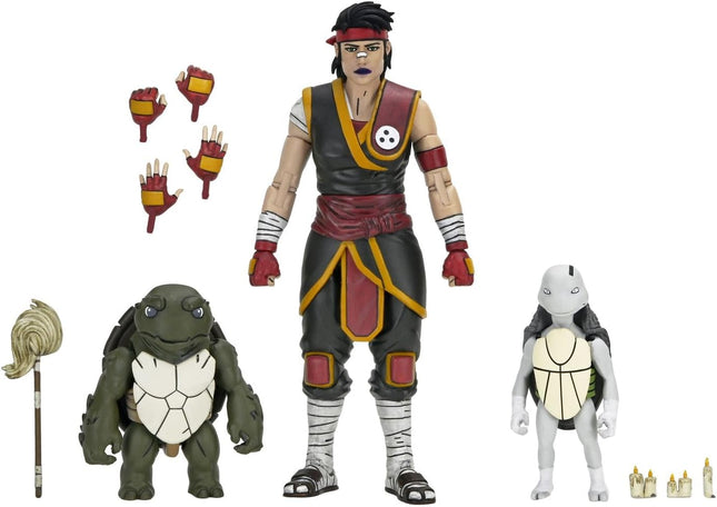 NECA TMNT The Last Ronin (The Lost Years) Casey Marie, Baby Odyn & Uno - Action Figure