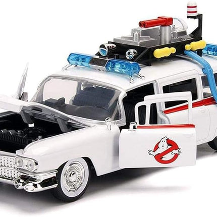 Jada Toys Hollywood Rides: Ghostbusters ECTO-1 White 1: 24 Scale