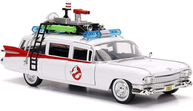 Jada Toys Hollywood Rides: Ghostbusters ECTO-1 White 1: 24 Scale