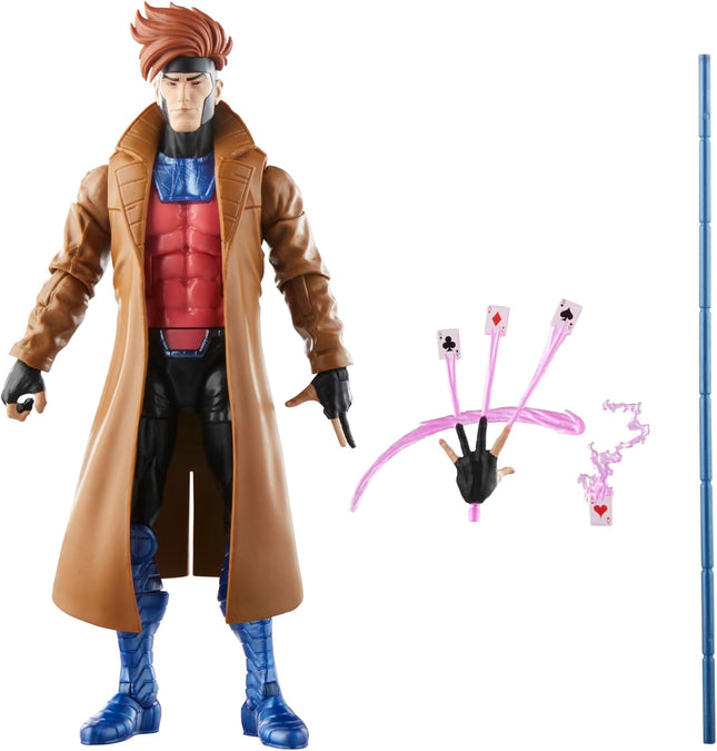 Marvel Legends Series X-Men 97 Collectible Gambit 6" Action Figures