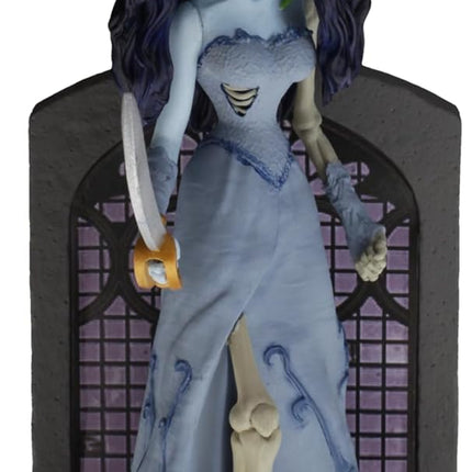 ROYAL BOBBLES The Corpse Bride - Emily with Sword, Maggot and Scraps - Statue