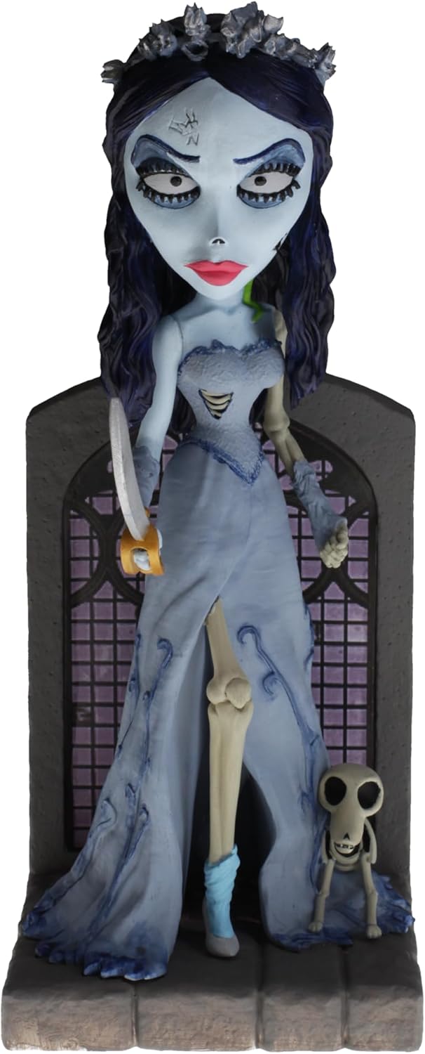 ROYAL BOBBLES The Corpse Bride - Emily with Sword, Maggot and Scraps - Statue