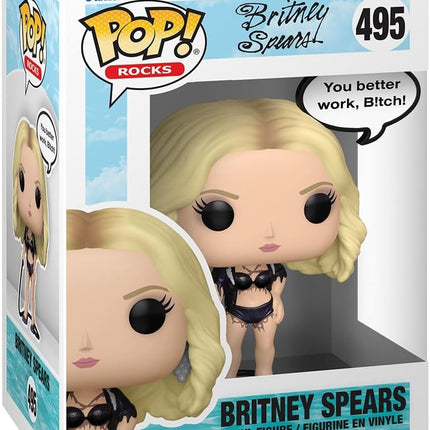FUNKO Pop! Sayings Rocks - Britney Spears (You Better Work) Vinyl Figure #495