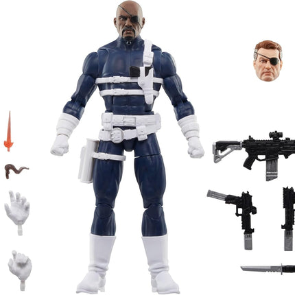 Marvel Legends Series S.H.I.E.L.D. Nick Fury, Sharon Carter, and Dum Dum Dugan