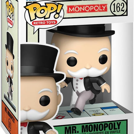FUNKO Pop! Retro Toys - Monopoly - Mr Monopoly Collectable Vinyl Figure #162