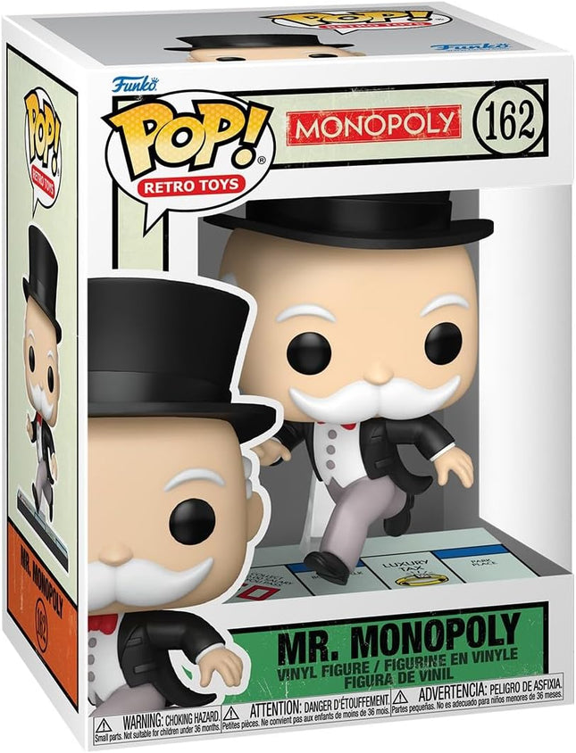 FUNKO Pop! Retro Toys - Monopoly - Mr Monopoly Collectable Vinyl Figure #162
